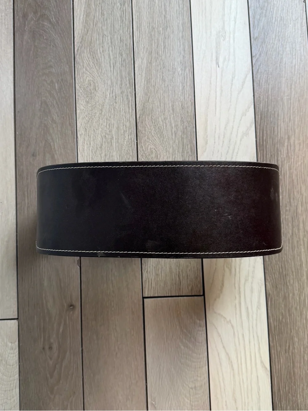 GRIZZLY Fitness leather weightlifting belt